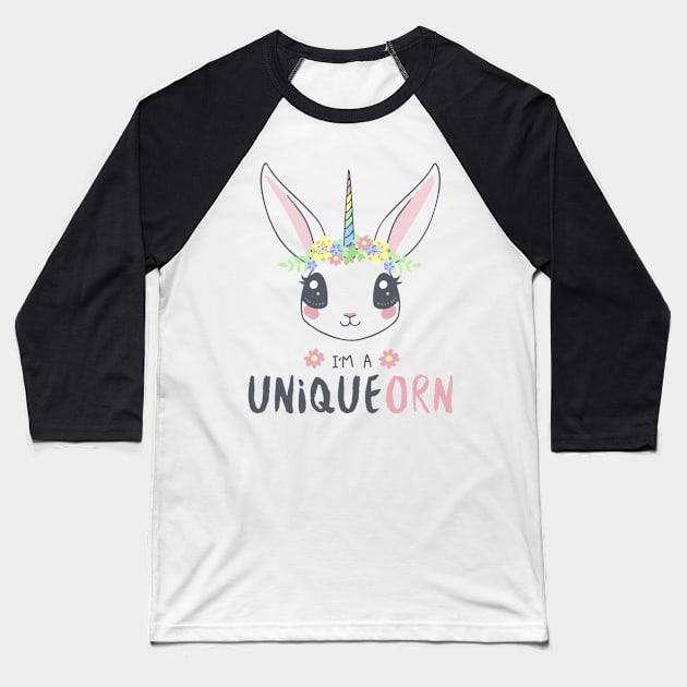 I´m a Uniqueorn Baseball T-Shirt by holger.brandt